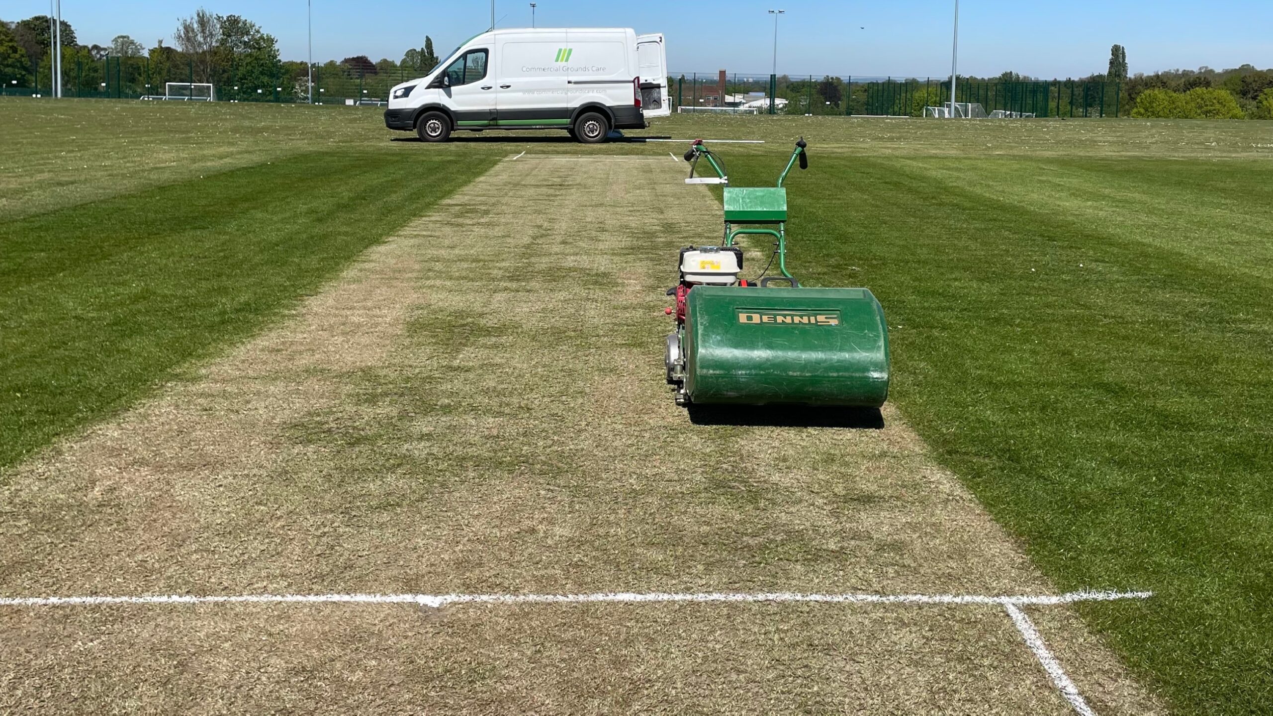 Cricket pitch - commercial grounds care Ltd